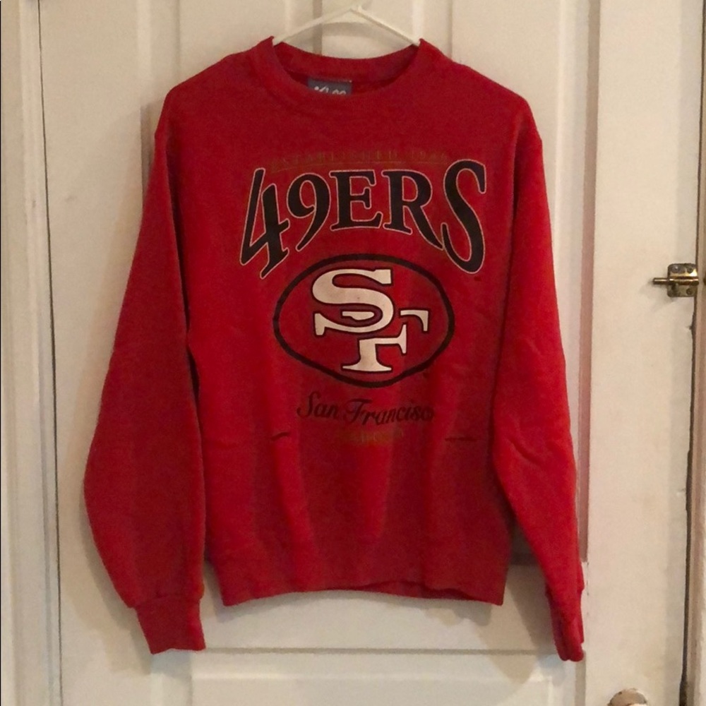 Vintage Red San Francisco 49ers Sweatshirt